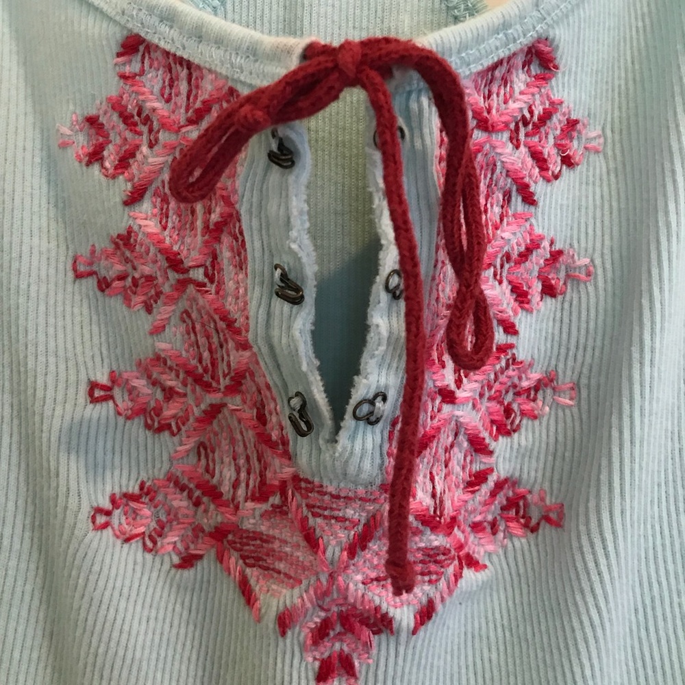 FREE PEOPLE embroidered top - Picture 4 of 7